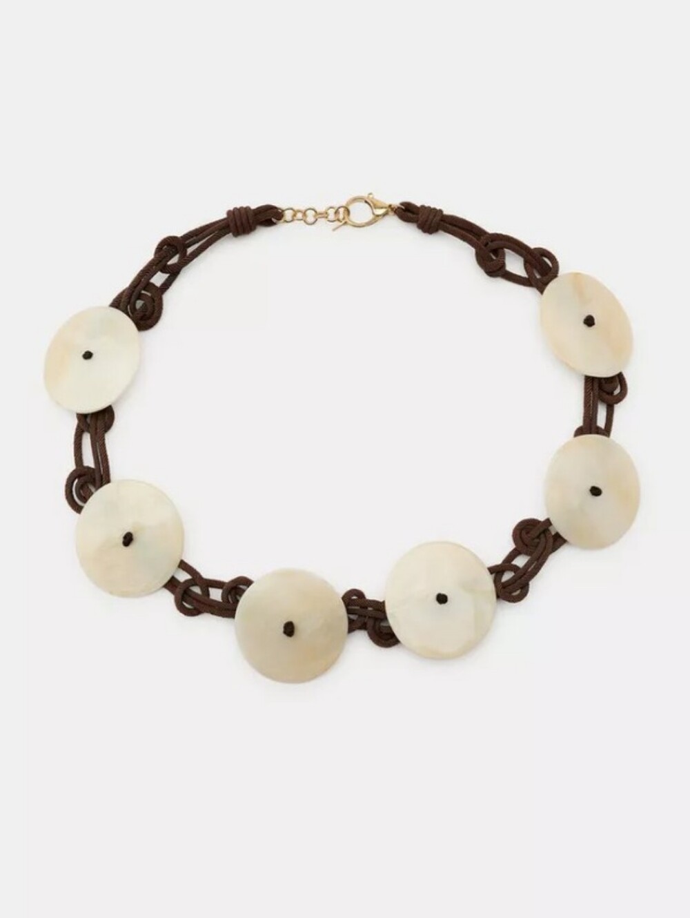 Zara Resin Disk Cord Belt